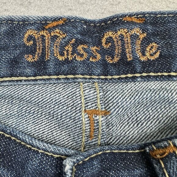 Miss Me Marilyn Jeans Womens 26 Blue Denim‎ Bootcut Dark Wash Low Rise Pants - Picture 9 of 16
